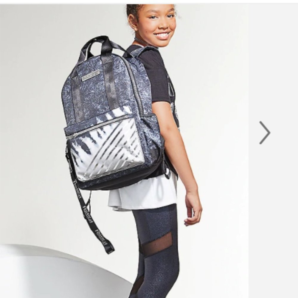 NWT Justice Tie Dye Stripe Backpack